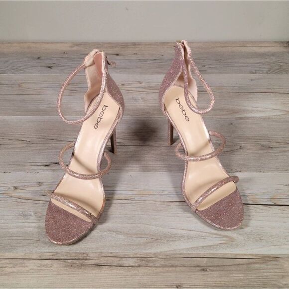 Bebe Berdine Strappy Dress Sandals Sz 10M - Picture 2 of 10